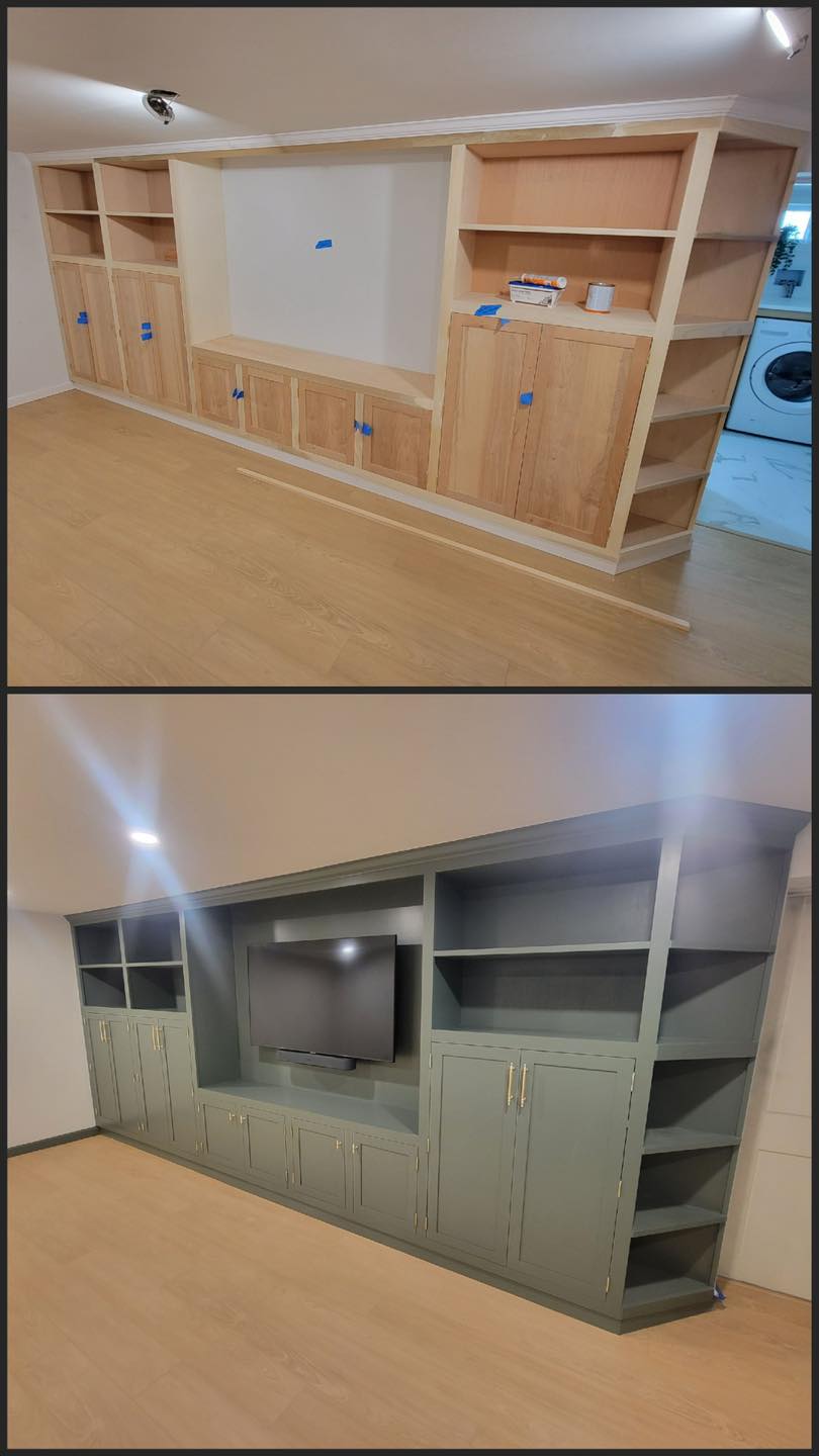 Before and After Custom Build Before and After Custom Build